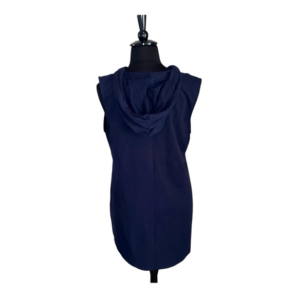 CITY CHIC CCX Relax Me Stretch Cotton Hoodie Dress - Women’s Plus 16W Navy - Picture 7 of 14